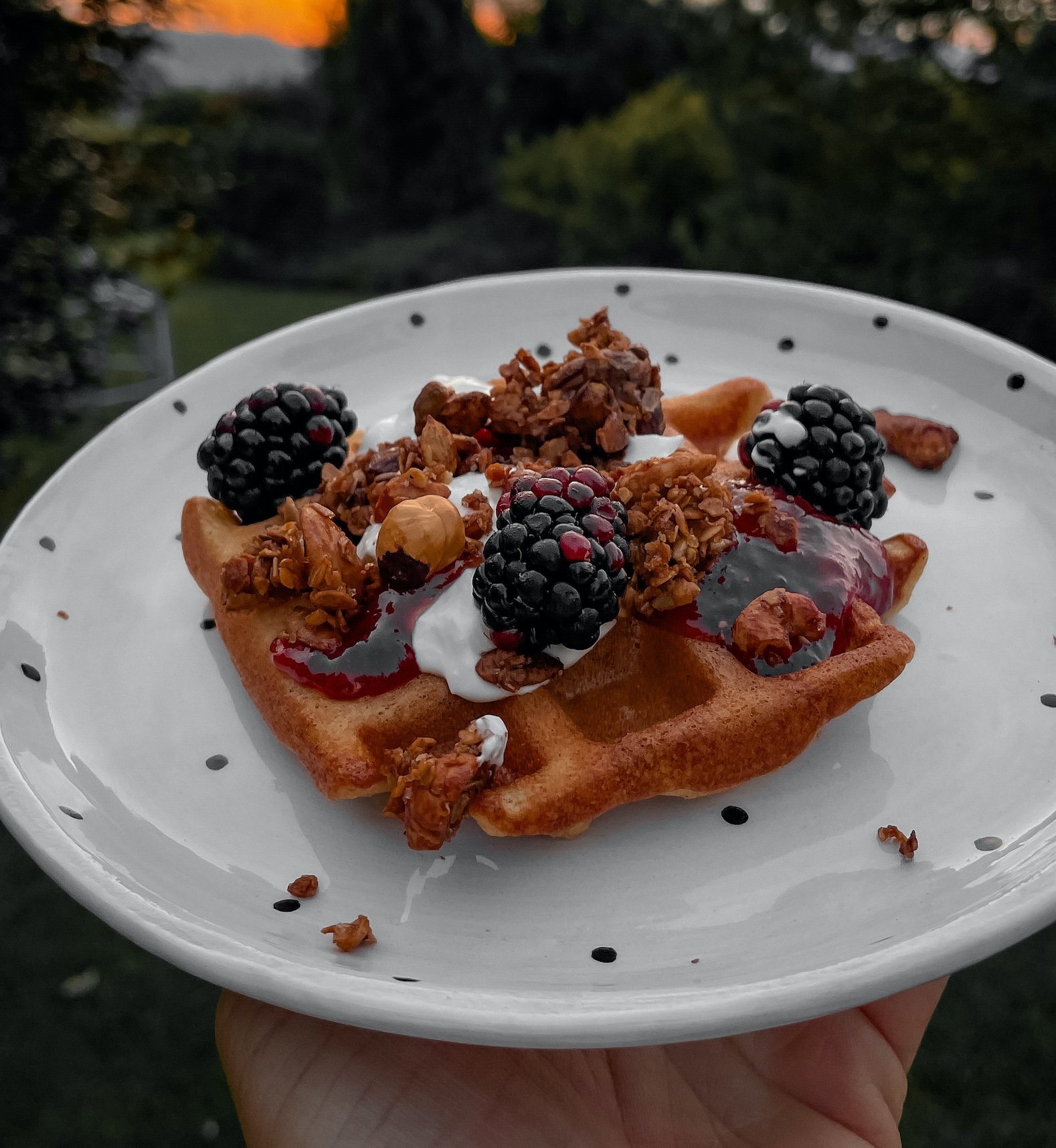 Echt vafle ze zbylého kvasu