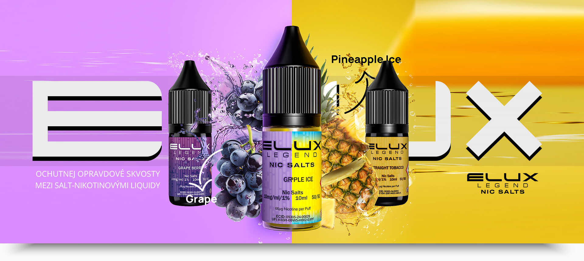 E-liquidy Elux | Ecigareta-marion.cz