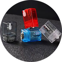 Detail konstrukce DotAIO V4 Tank s modulární coil bází