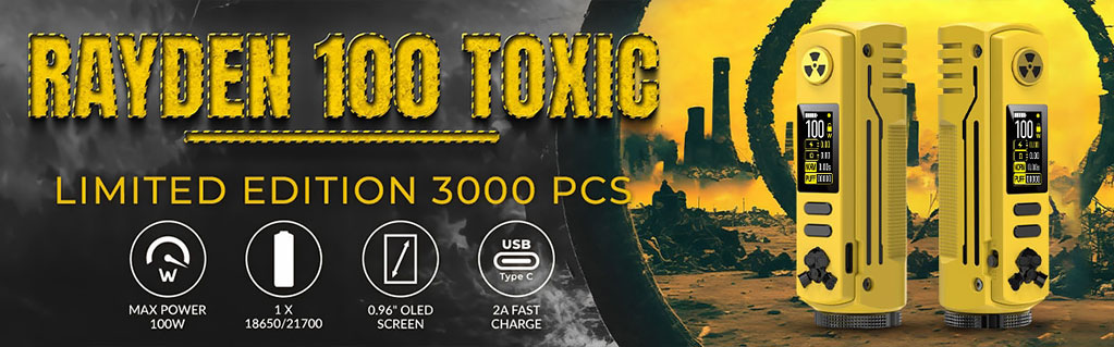 Mod Rayden 100 Toxic Limited Edition V1.5, banner.