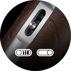 Elektronická cigareta OXVA Xlim Go, regulace Airflow.