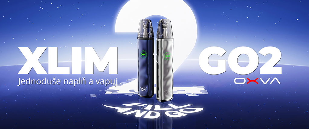 OXVA Xlim GO 2 elegantní design s IML povrchovou úpravou a moderní estetika