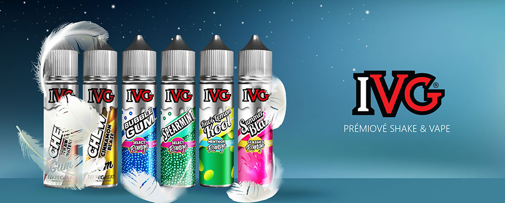 IVG Shake & Vape příchutě