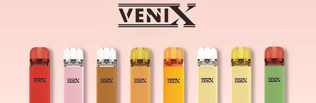 Jednorázové elektronické cigarety VeniX, banner.
