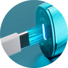 Nabíjení VooPoo Vmate i3 přes USB-C port – rychlé a pohodlné doplnění baterie