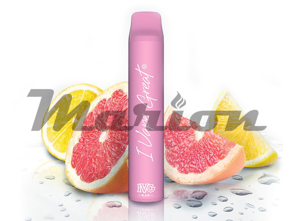 IVG Bar Plus + - Grep a limonáda (Pink Lemonade), produktový obrázek.