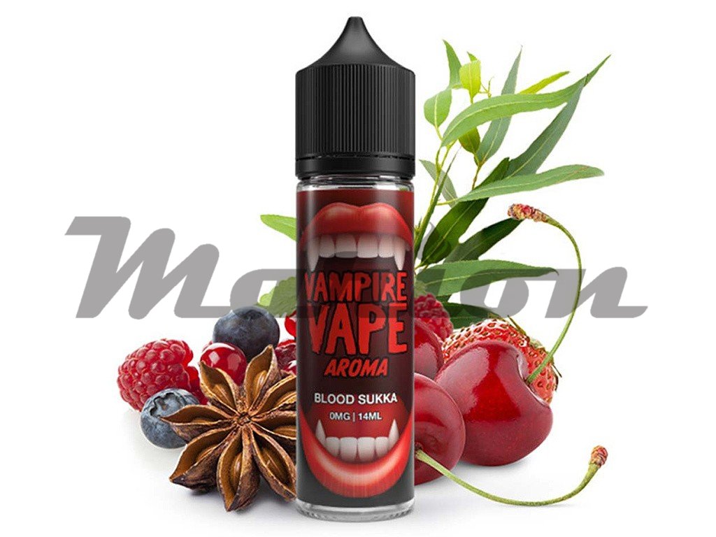 Vampire Vape - Shake & Vape - Blood Sukka (Bobulovité plody s anýzem a mentolem) - 14ml, produktový obrázek.