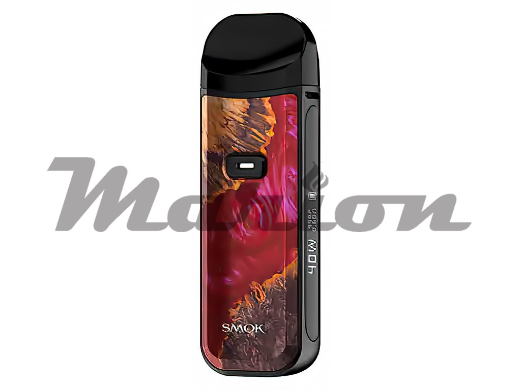 Smoktech Nord 2 - Pod Kit - 40W 1500mAh - Red Stabilizing Wood), produktový obrázek.