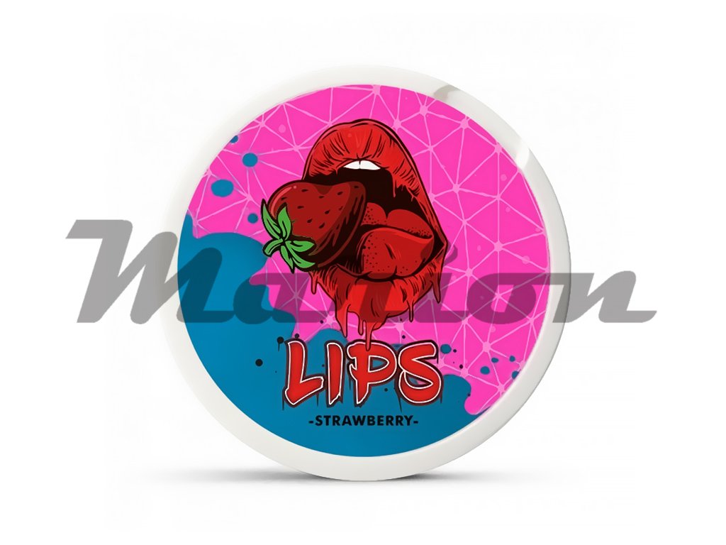 LIPS - nikotinové sáčky - Strawberry - 16mg /g, produktový obrázek.