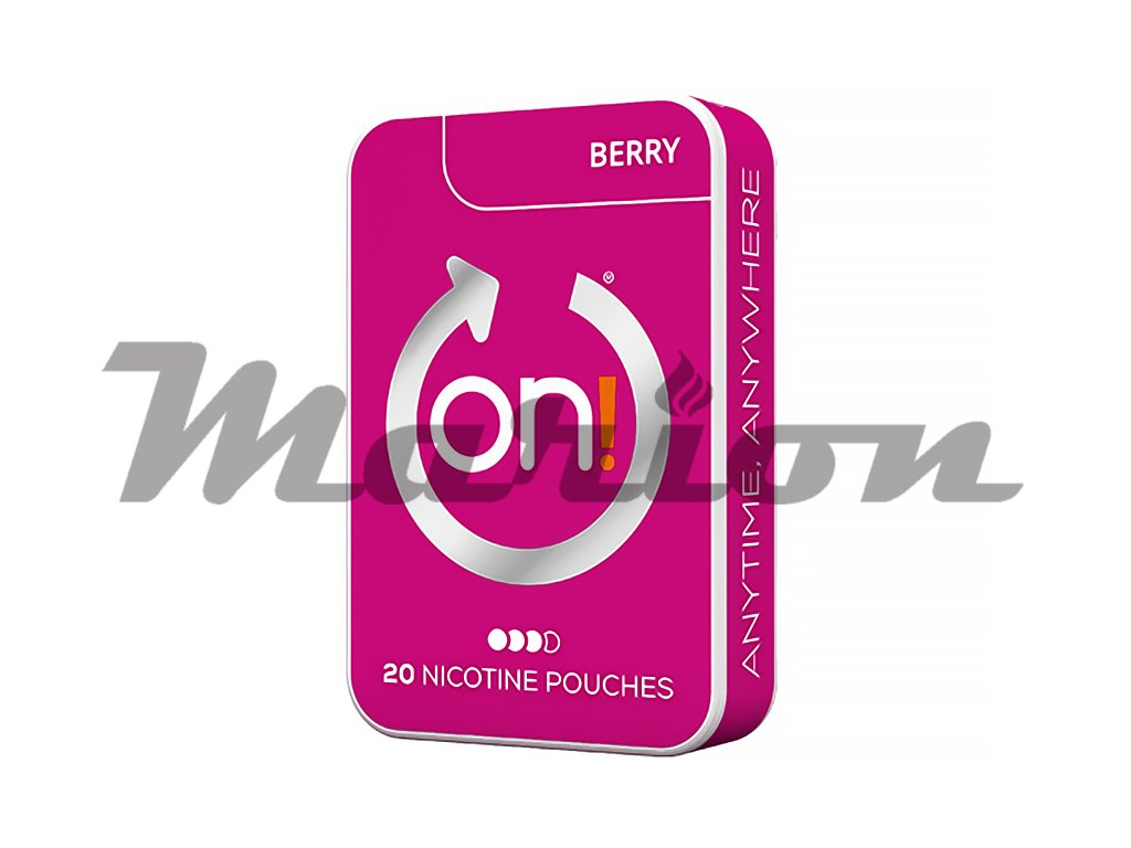 ON! - nikotinové sáčky - Berry - 16mg /g, produktový obrázek.