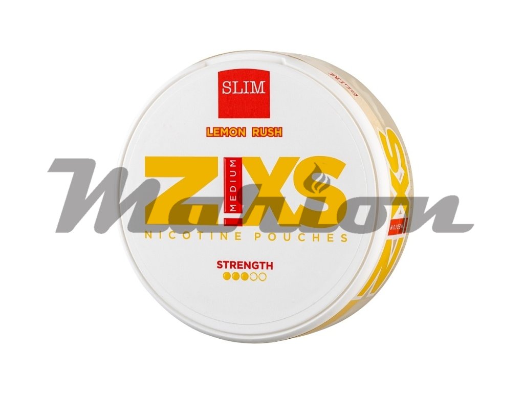 NIXS Z!XS - nikotinové sáčky - Lemon Rush - 8mg /g, produktový obrázek.