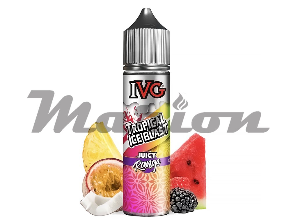 IVG - Juicy Series - S&V - Tropical ICE Blast - 18ml, produktový obrázek.