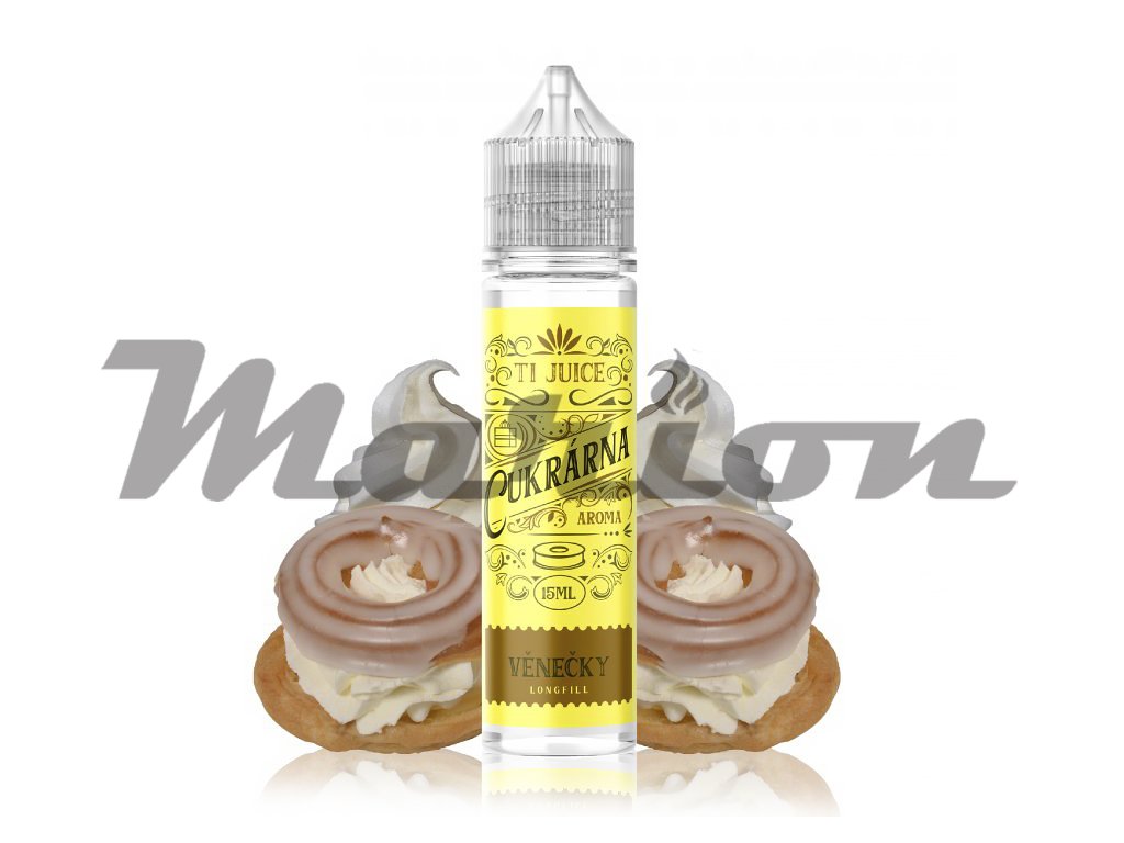 TI Juice Cukrárna - Shake & Vape - Věnečky - 15ml, produktový obrázek.