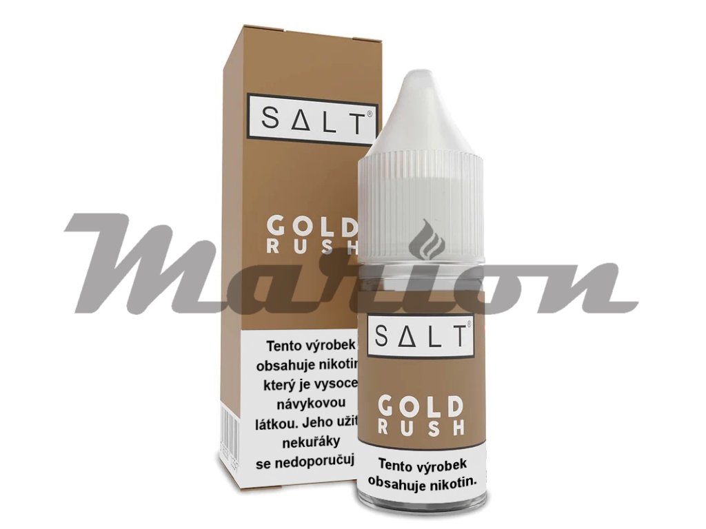 E-liquid - Juice Sauz SALT - Gold Rush - 10ml - 5mg, produktový obrázek.