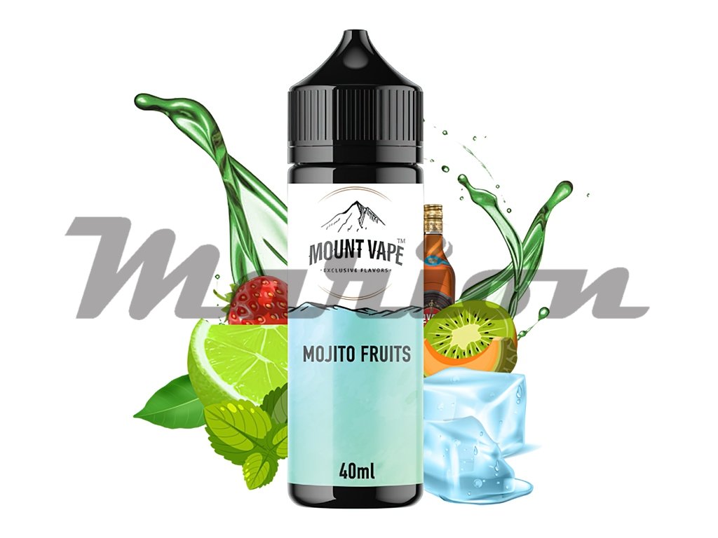 Mount Vape - Shake & Vape - Mojito Fruits - 40ml, produktový obrázek.