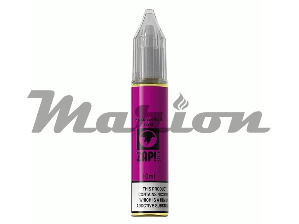 ZAP! Juice Salt - Passionfruit Zest - 10ml - 20mg, produktový obrázek.