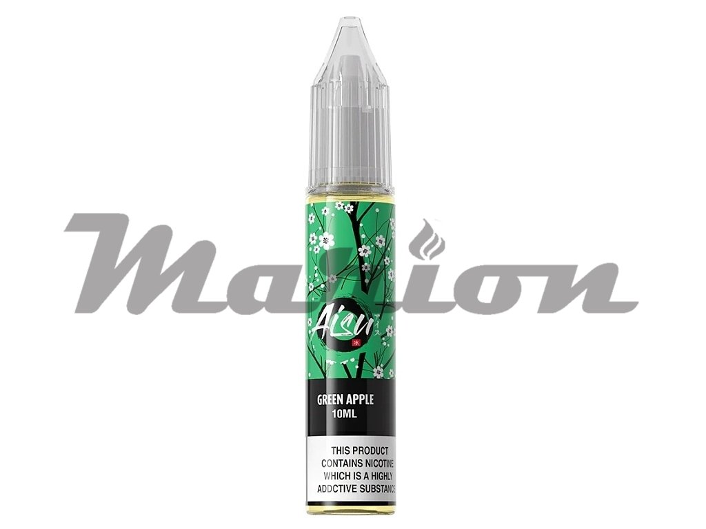 ZAP! Juice AISU Salt - E-liquid - Green Apple - 10ml - 20mg, produktový obrázek.