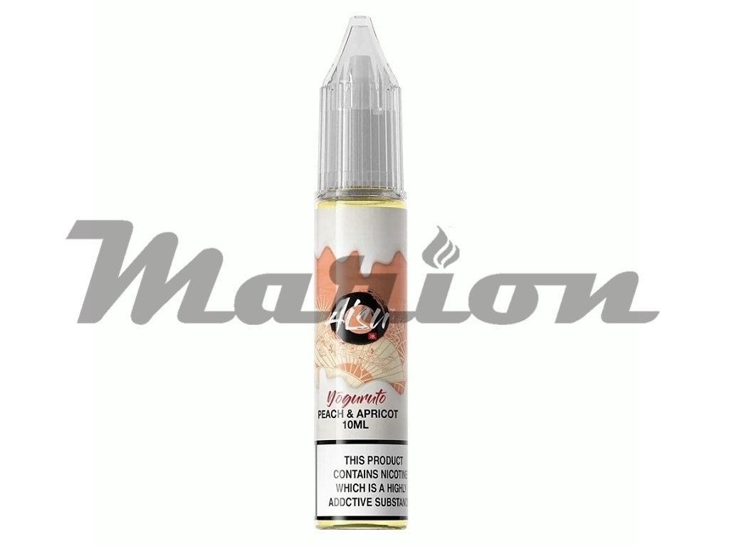 ZAP! Juice AISU Salt - E-liquid - Peach & Apricot - 10ml - 20mg, produktový obrázek.