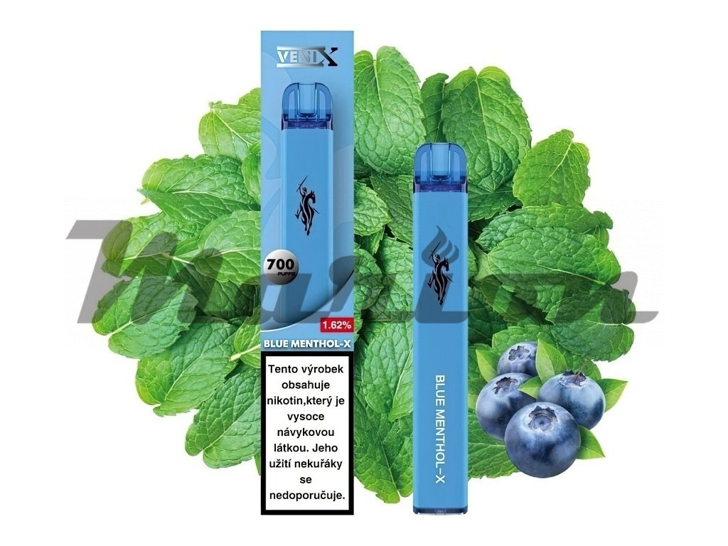 VENIX - Blue Menthol X - 18mg, produktový obrázek.