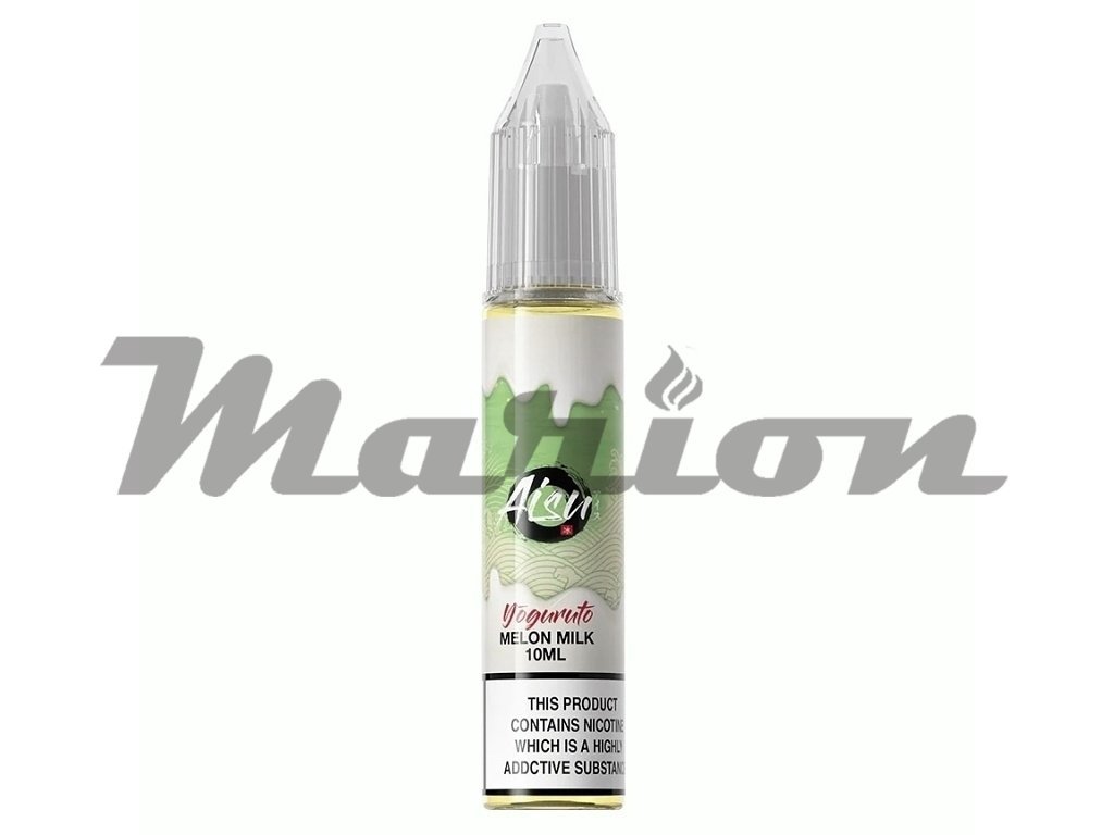 ZAP! Juice AISU Salt - E-liquid - Yogurt Melon Milk - 10 ml - 20 mg, produktový obrázek.