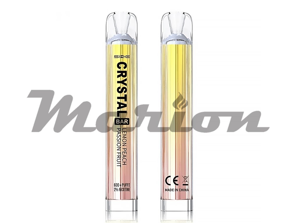 SKE Crystal BAR - Lemon Peach Passion Fruit - 20mg, produktový obrázek.