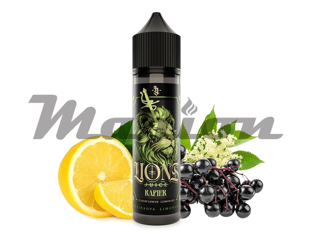 Lions Juice - S&V - Rapier (Bezinková limonáda) - 10ml, produktový obrázek.