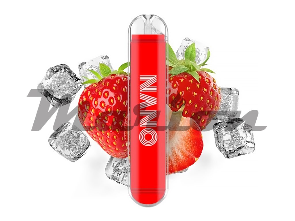 Lio Nano II - 16mg - Strawberry ICE (Svěží jahoda), produktový obrázek.