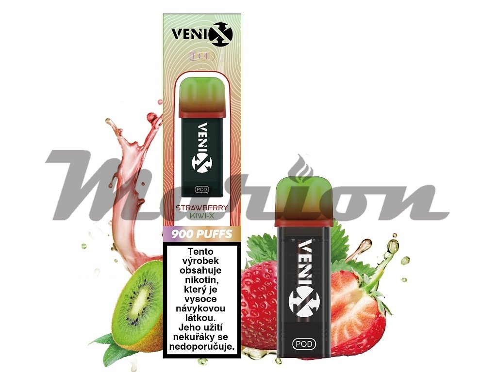 Venix Max Pod - Strawberry Kiwi-X - 20mg, produktový obrázek.