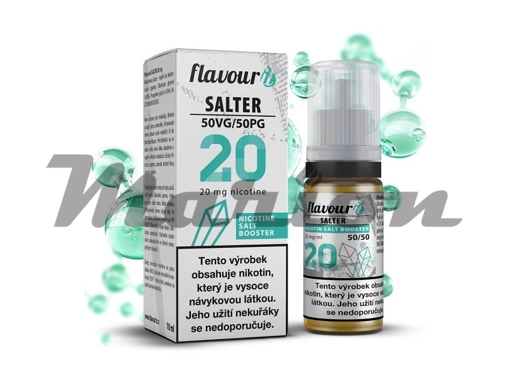 Flavourit SALTER - salt nikotinový booster - 50/50 - 10ml - 20mg, produktový obrázek.