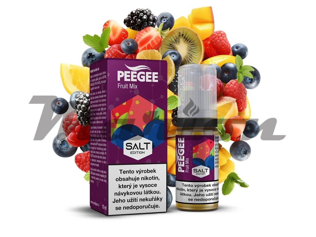 PEEGEE Salt - E-liquid - Ovocná směs - 20mg, produktový obrázek.