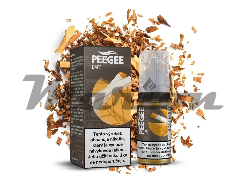 PEEGEE - E-liquid - Daff - 18mg, produktový obrázek.