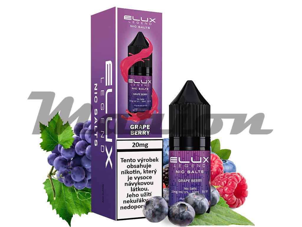 Elux Legend Salts - Grape Berry - 20mg, produktový obrázek.