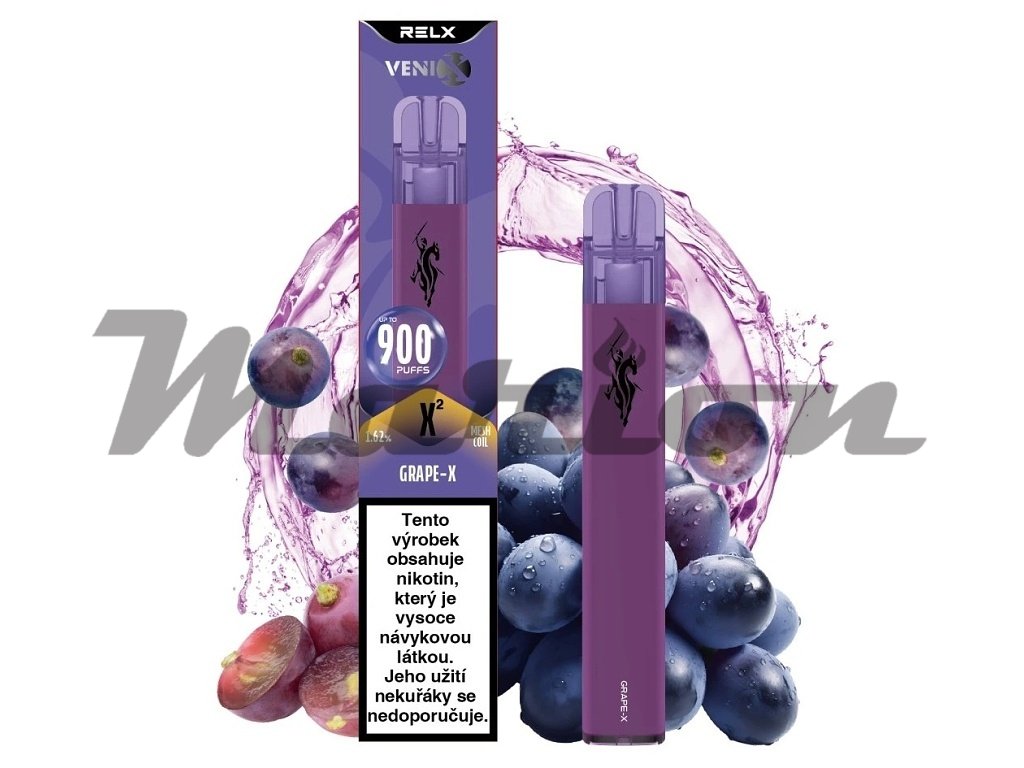Venix X2 - Grape-X - 16mg, produktový obrázek.