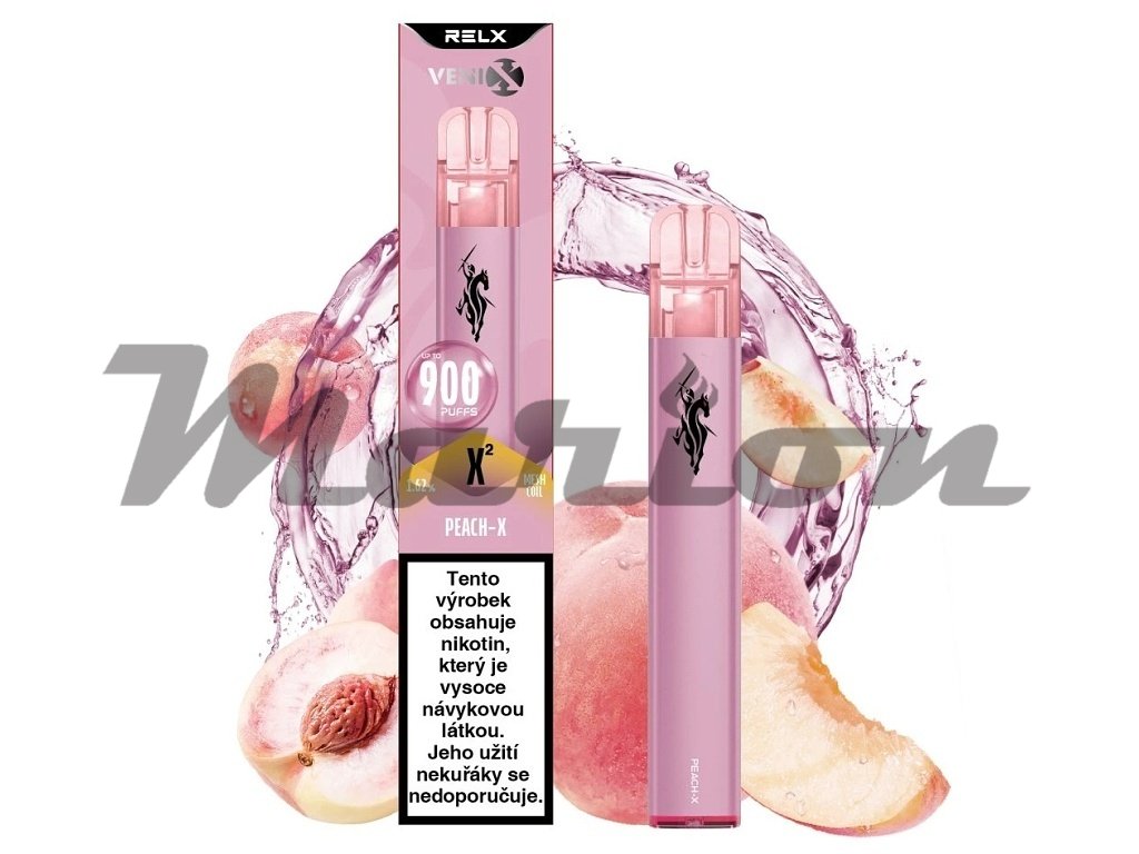 Venix X2 - Peach-X - 16mg, produktový obrázek.