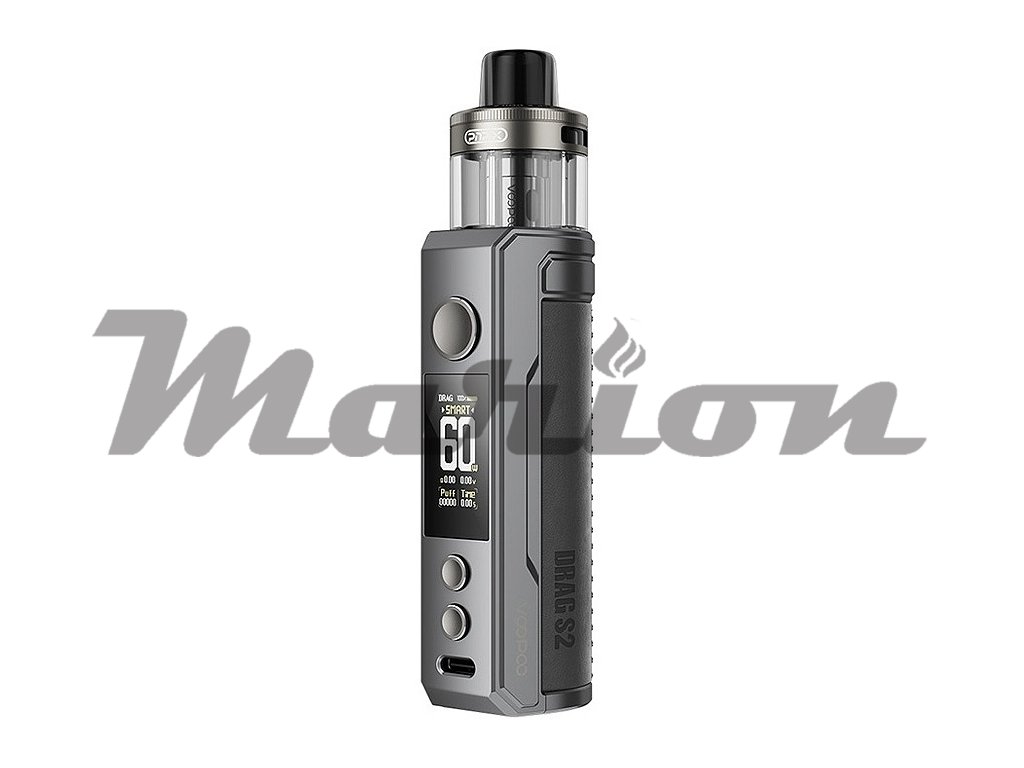 Voopoo Drag S2 - Pod Kit - 2500mAh - Gray Metal, produktový obrázek.