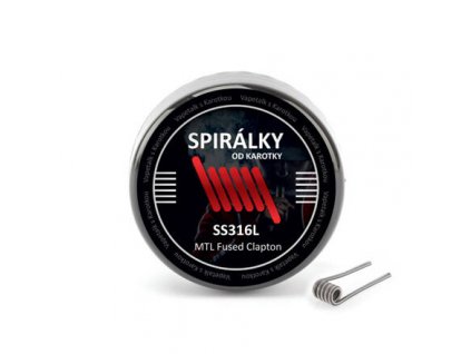 Spirálky od Karotky - MTL Fused Clapton 0,5ohm (10ks)