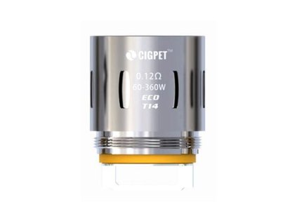 Žhavící tělísko CIGPET ECO-T14 pro ECO12 (0,12ohm) (1ks)
