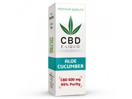 CBD Vape Liquid - 10ml - 600mg - 6% - Aloe Cucumber