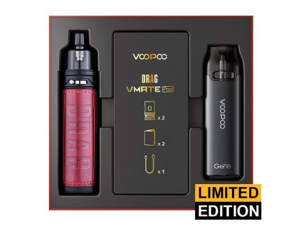 VOOPOO Drag X + VMATE Pod - Limitovaná edice (Marsala & Space Gray)