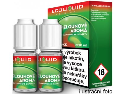 Liquid Ecoliquid Premium 2Pack Watermelon 2x10ml - 20mg (Vodní meloun)