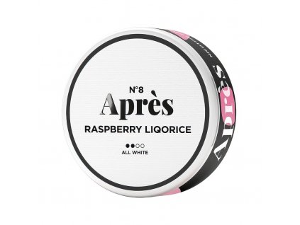 Après - nikotinové sáčky - Raspberry Liqorice - 8mg /g, produktový obrázek.