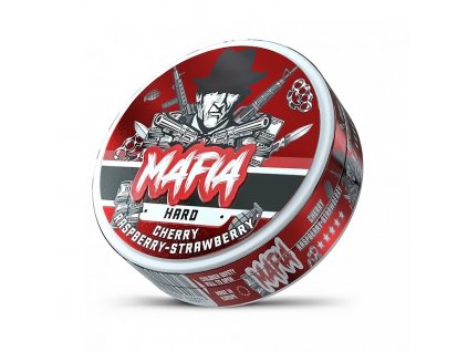 MAFIA - nikotinové sáčky - Cherry, Raspberry, Srawberry - 25mg /g, produktový obrázek.