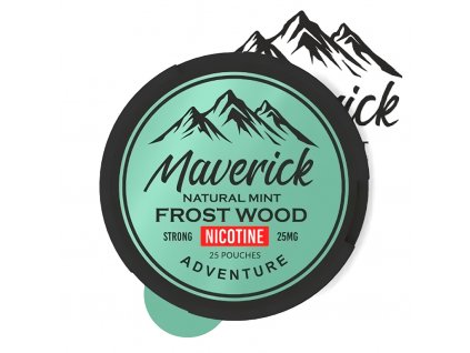 MAVERICK - nikotinové sáčky - Frost Wood - 25mg /g, produktový obrázek.