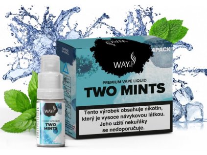 Liquid WAY to Vape 4Pack Two Mints 4x10ml-12mg