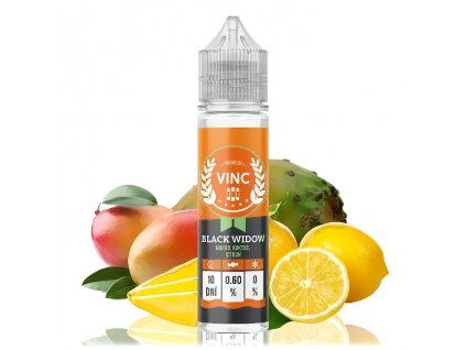 VINC - Shake & Vape - Black Widow - 12ml, produktový obrázek.