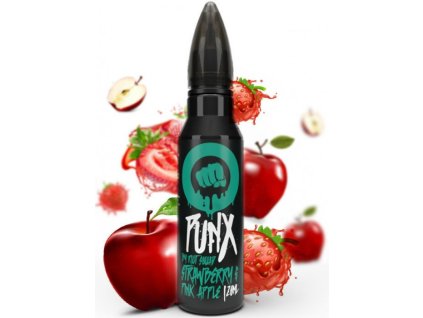 Příchuť Riot Squad PUNX Shake and Vape 20ml Strawberry & Pink Apple