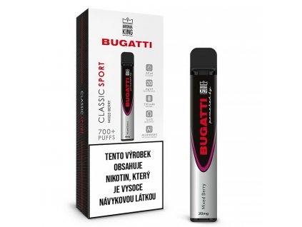 Aroma King - Bugatti Classic Sport - Mixed Berry - 20mg, produktový obrázek.