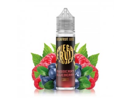 Megafruit Juice - S&V - Raspberry Blueberry (Borůvky s malinami) - 10ml, produktový obrázek.