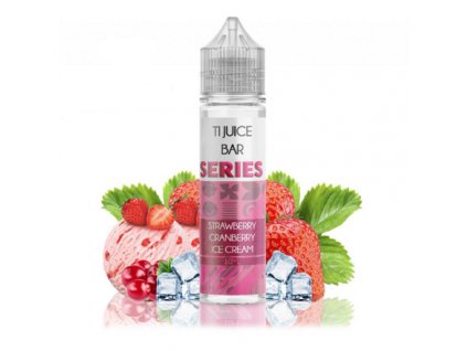 Příchuť TI JUICE Bar Series S&V: Strawberry Cranberry Ice Cream (Jahodovo-brusinková zmrzlina) 10ml