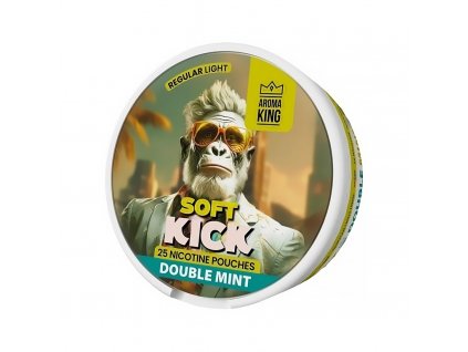 Aroma King Soft Kick - nikotinové sáčky - Double Mint - 10mg /g, produktový obrázek.